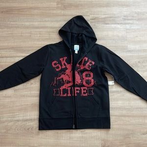Old navy boys zip front hoodie. NWT.  L(10-12)